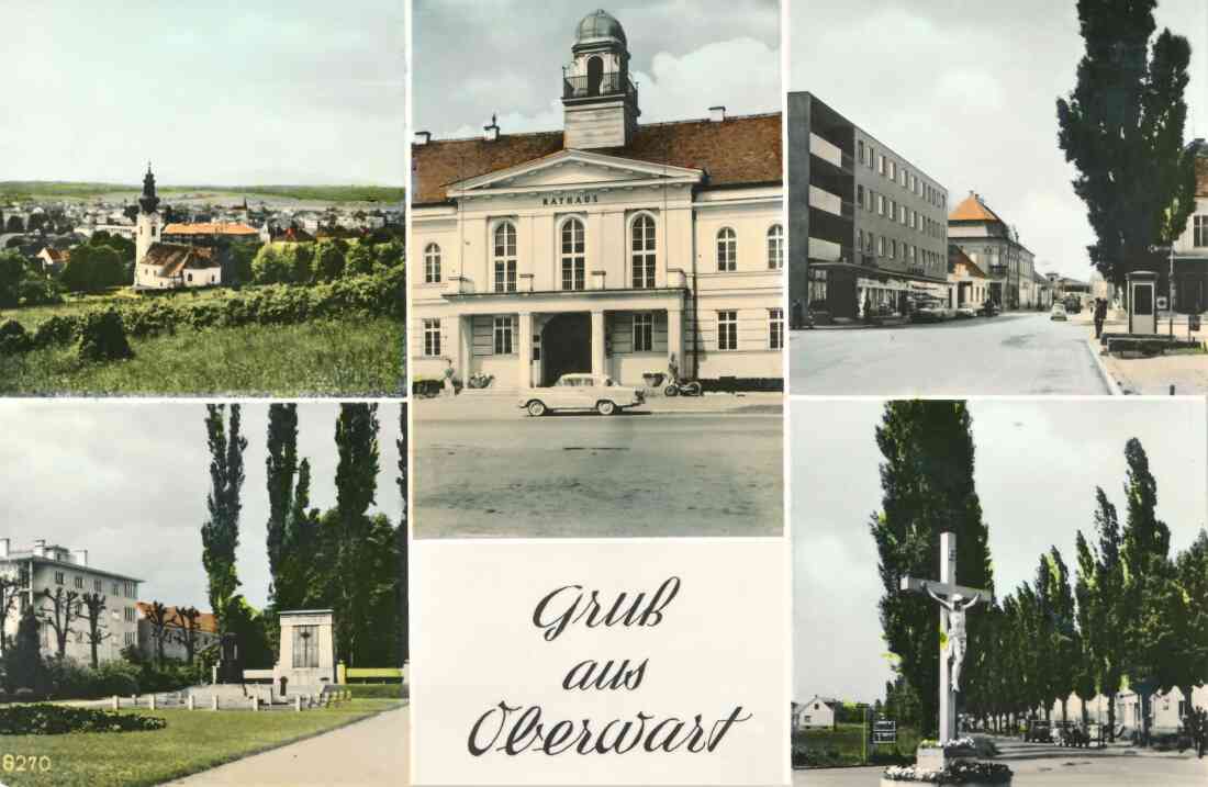 Ansichtskarte: Gruß aus Oberwart - mit 5 Ansichten