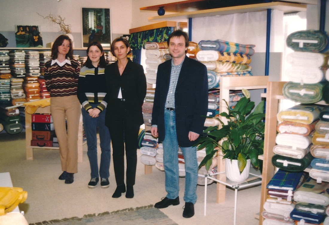 Textil und Mode Bauer anlässlich der Eröffnung der beiden Fachgeschäfte "Vorhang Bauer" und "Mode Bauer" - Wienerstraße 3