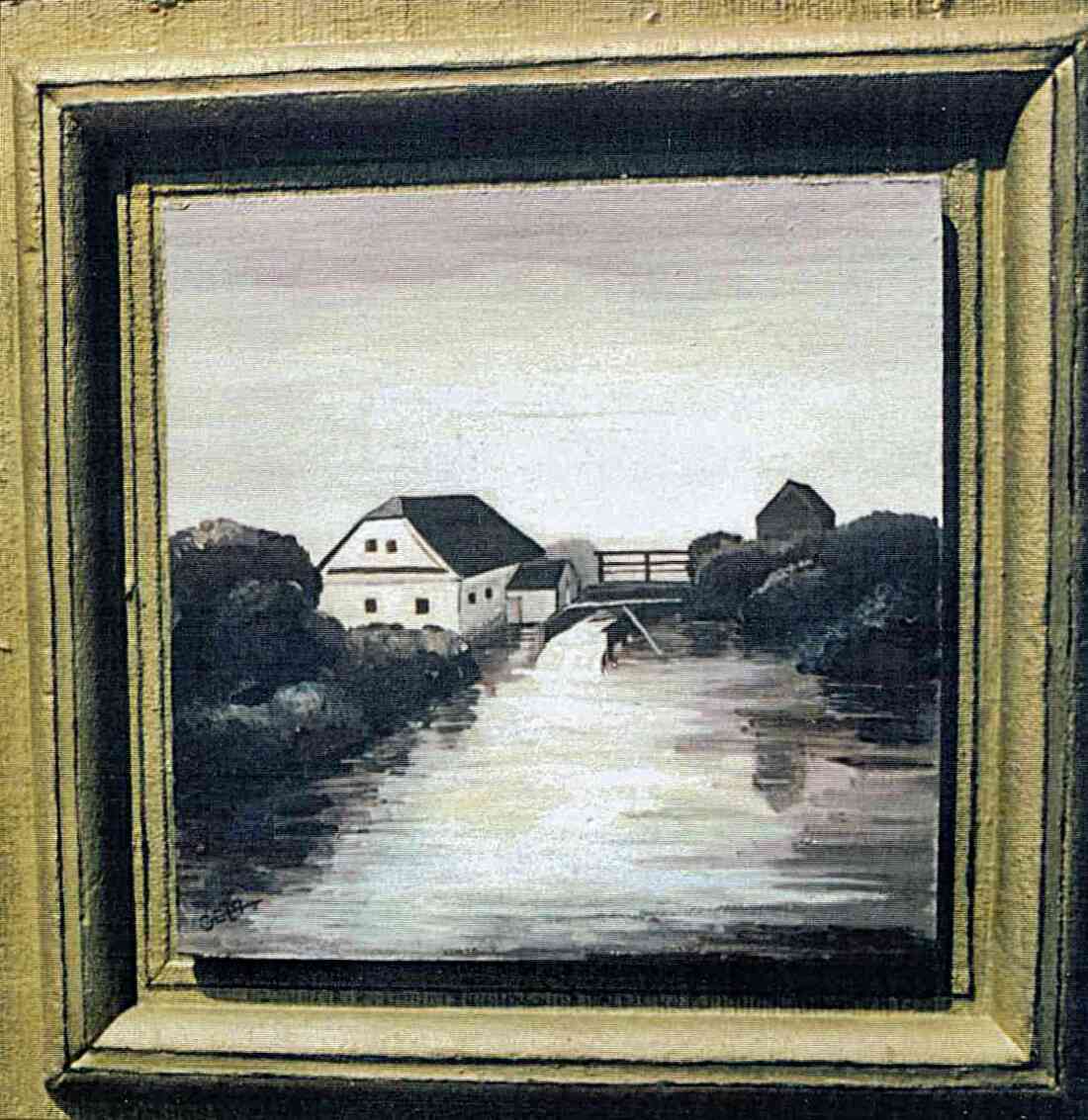 Schmaldienstmühle: Gemälde von Geza Brunner-Szabo