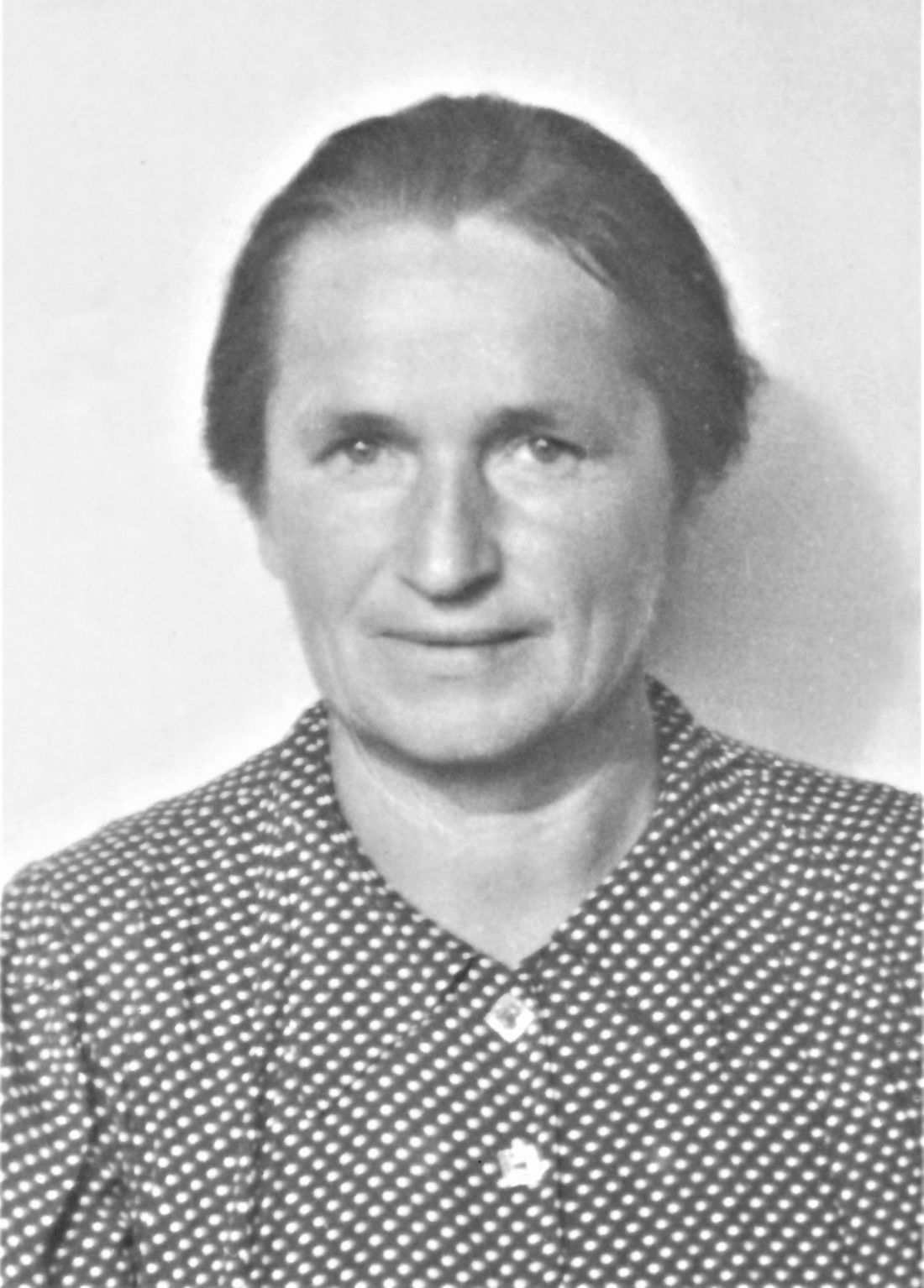 Maria Hanusch (geb. Heid, *1897 / +1971) aus dem Haus der Gärtnerei Hanusch-Graf (Portrait)
