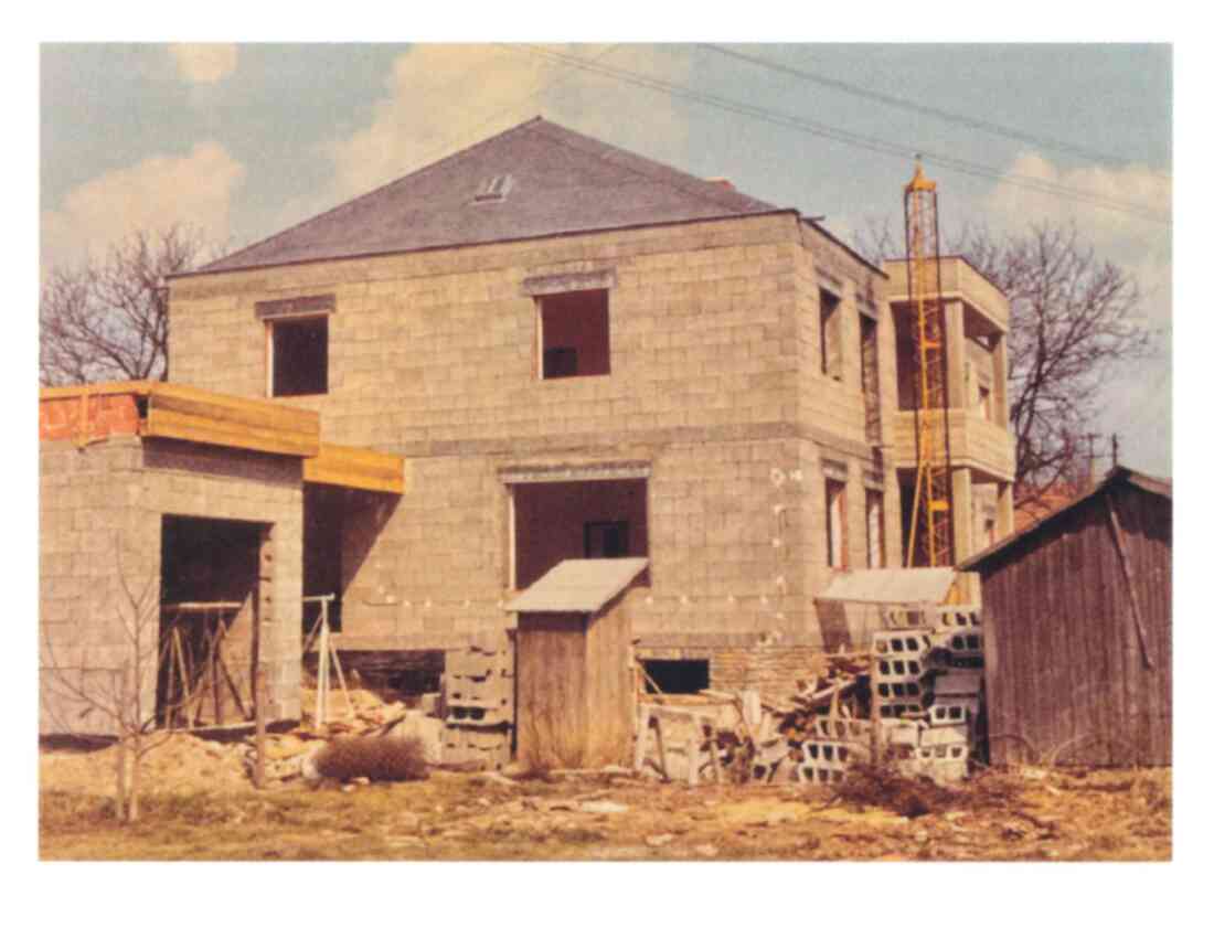 Neues Reformiertes Pfarrhaus im Rohbau - Ref. Kirchengasse 16