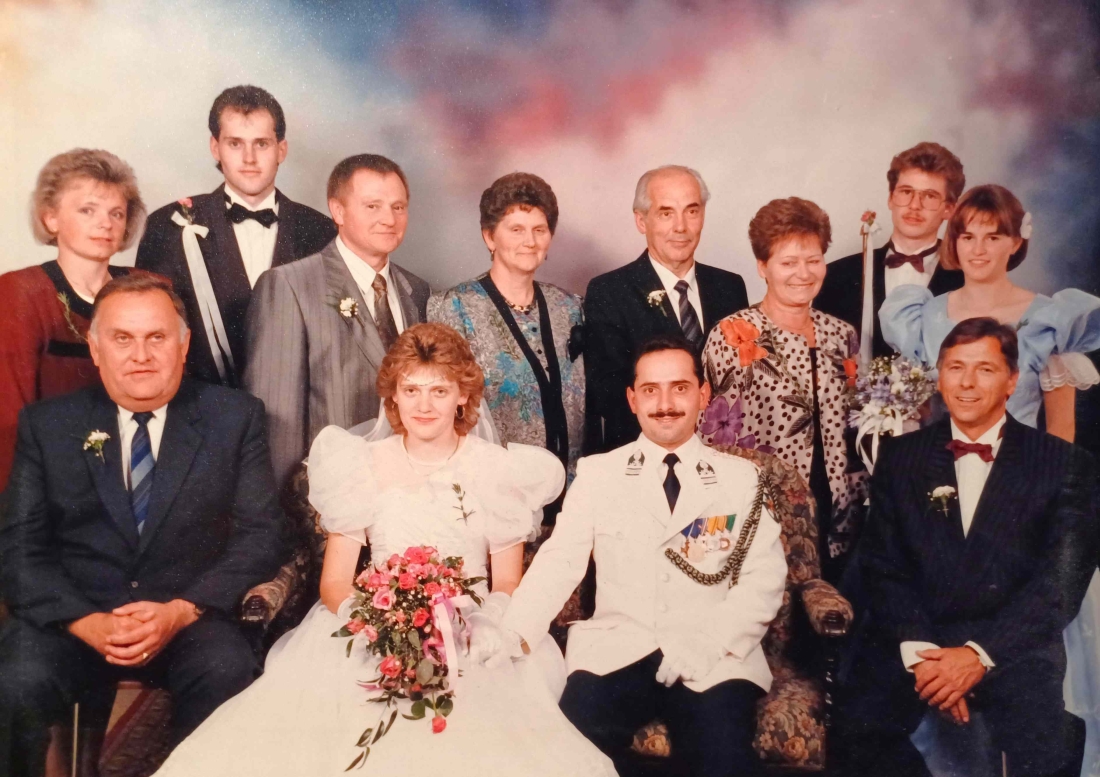 Hochzeit Offiziersstellvertreter Hans Miertl und Melitta Pfeifer