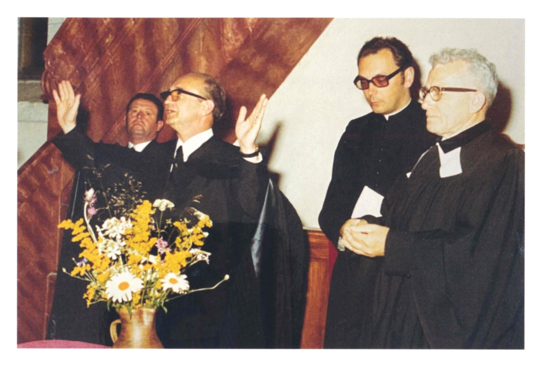 Ökumene: gemeinsamer Gottesdienst der drei Stadtpfarrer - Gyenge/Triber/Böhm//Zambo