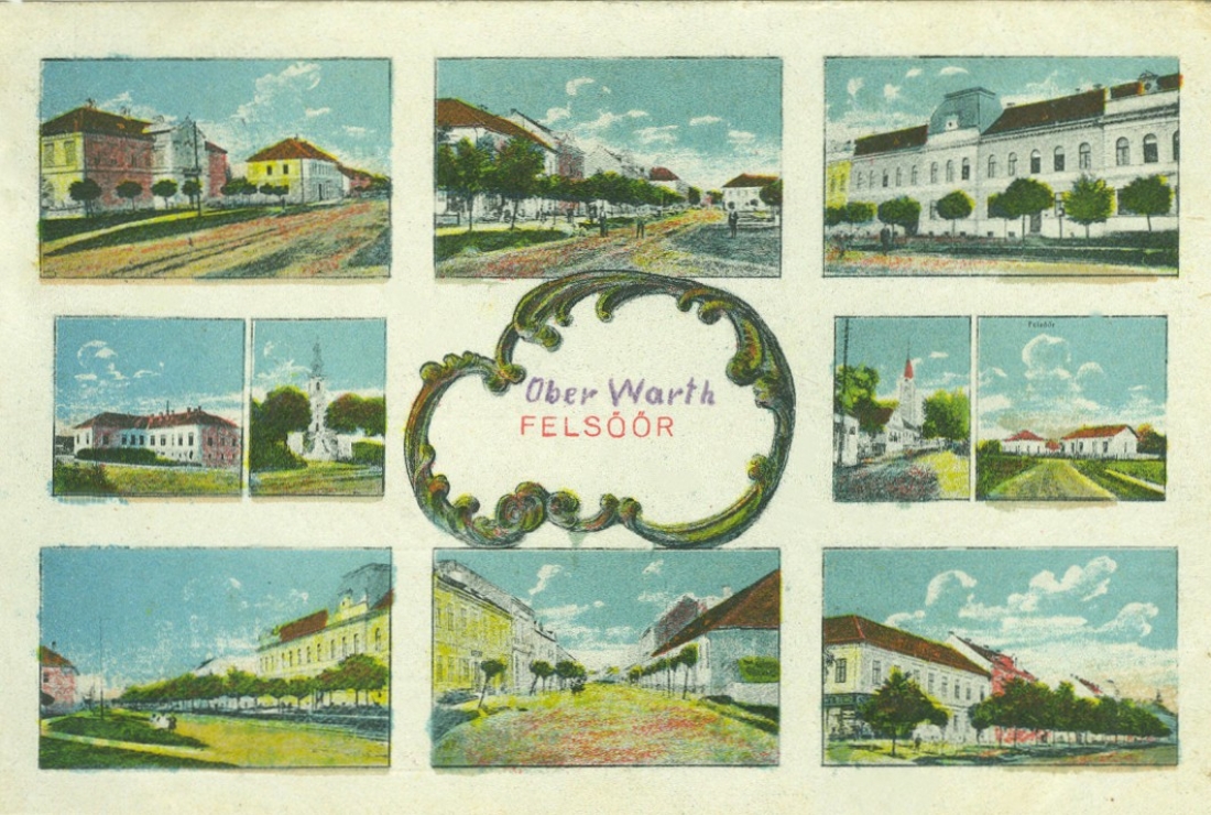 Ansichtskarte "Felsöör Oberwarth"