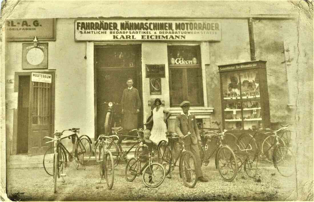Fahrräder, Nähmaschinen, Motorräder - Karl Eichmann (Schulgasse)