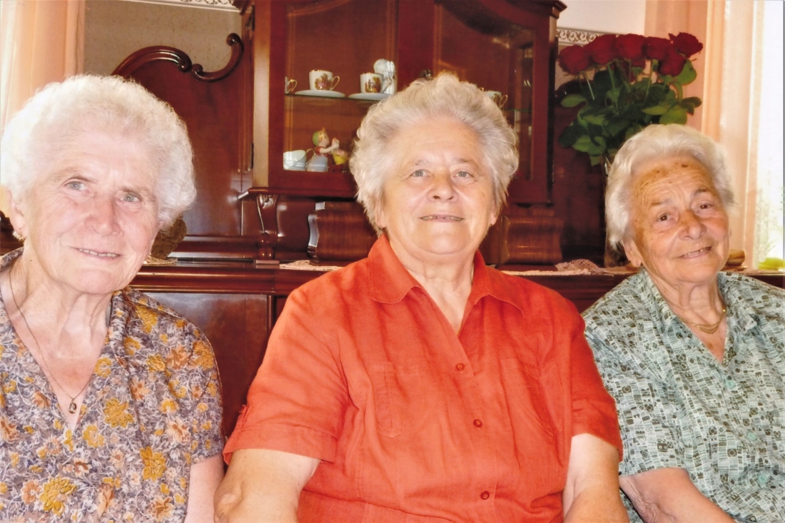 Die drei Schwestern Julianna, Ida und Isabella Baliko (Elternhaus Dornburggasse 19)