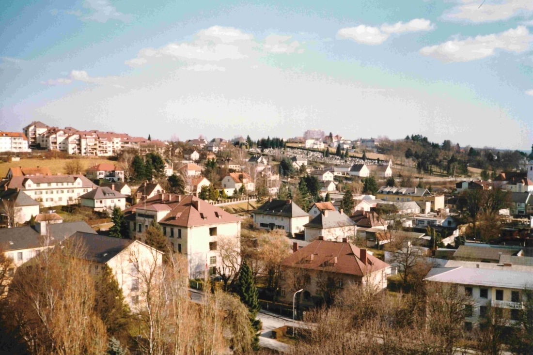 Blick vom Hochhaus in Richtung Osten