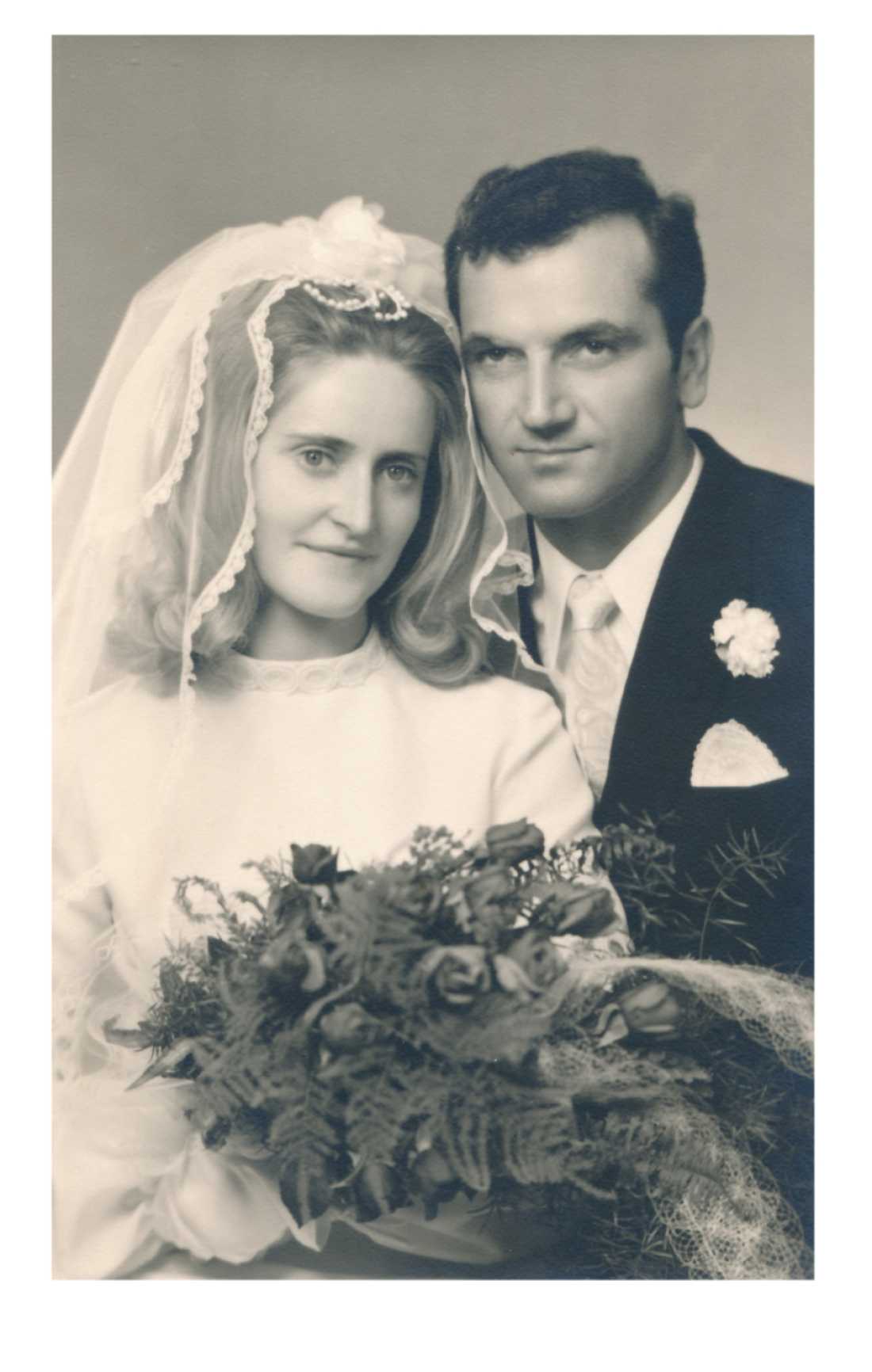 Das Hochzeitspaar Elisabeth Tölly und Otto Pomper