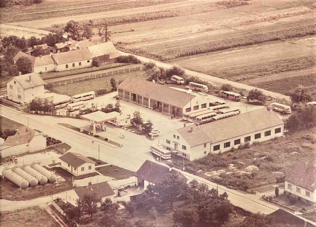 Betriebsgelände der Fa. Südburg in den 70 iger (Steinamangerertraße 142)