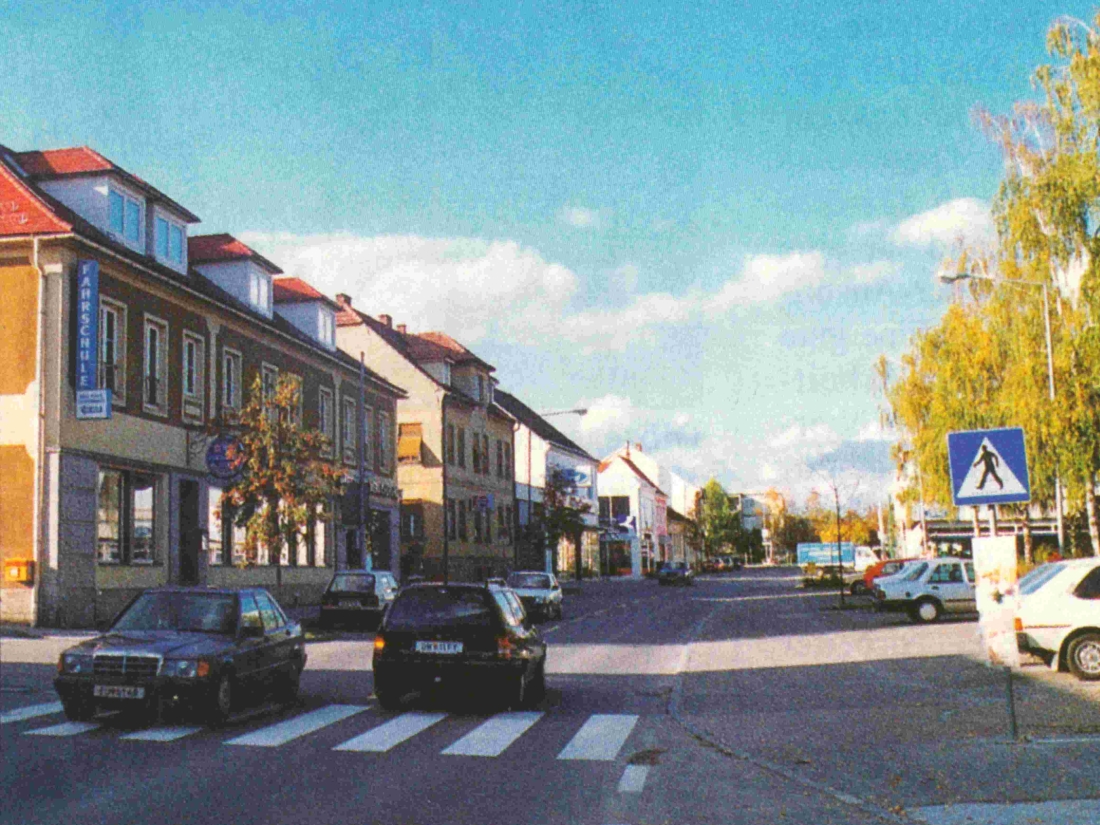 Blick entlang der Wienerstraße gegen NW