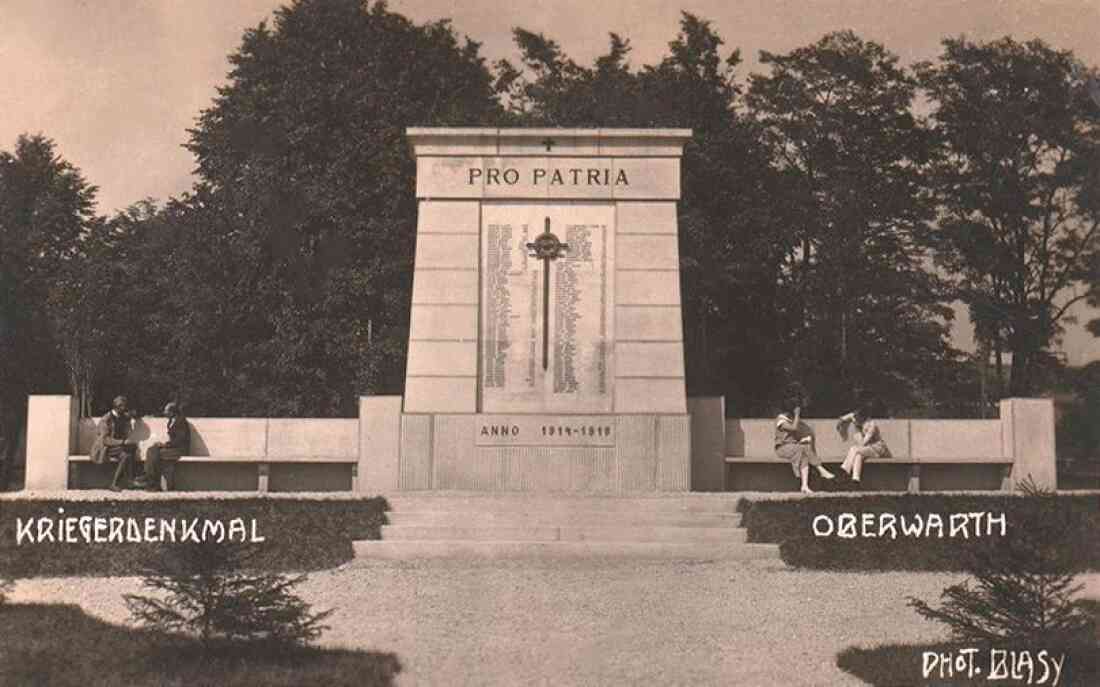 Ansichtskarte: Kriegerdenkmal