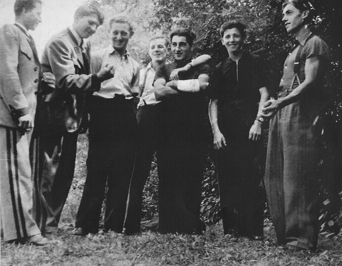 St. Martin: Gruppe junger Männer - Polster/Halper/Guger/Mirtl/Javorits