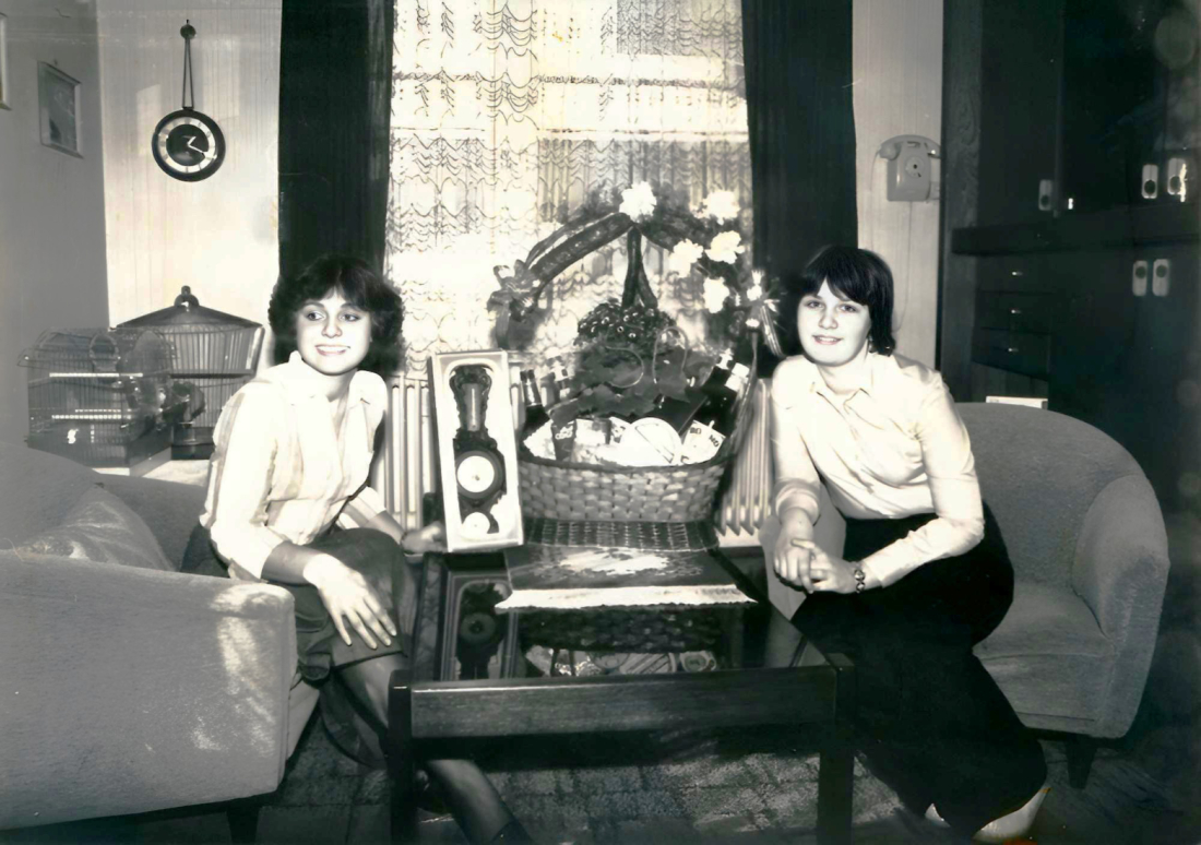 Zum 50-er von Otto Miertl: Nichte Margarethe und Tochter Christine