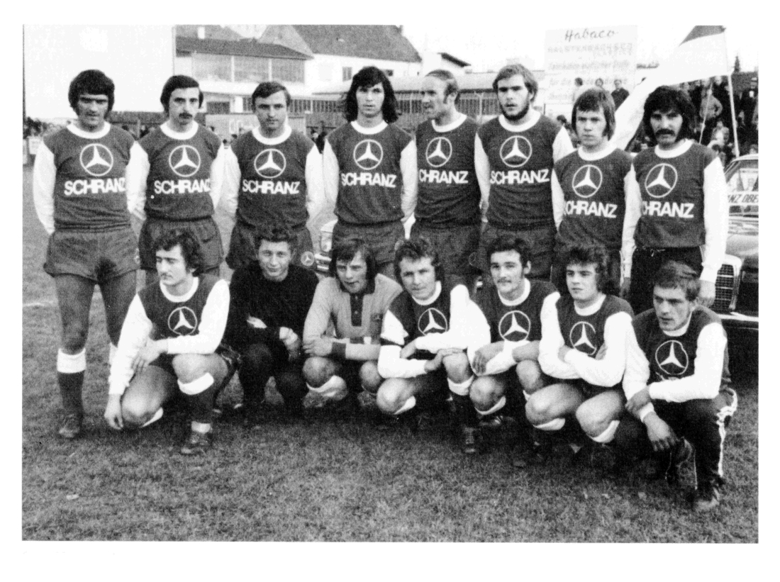 Fußball: die Kampfmannschaft des SV-Oberwart - Meister in der Burgenlandliga 1974/75