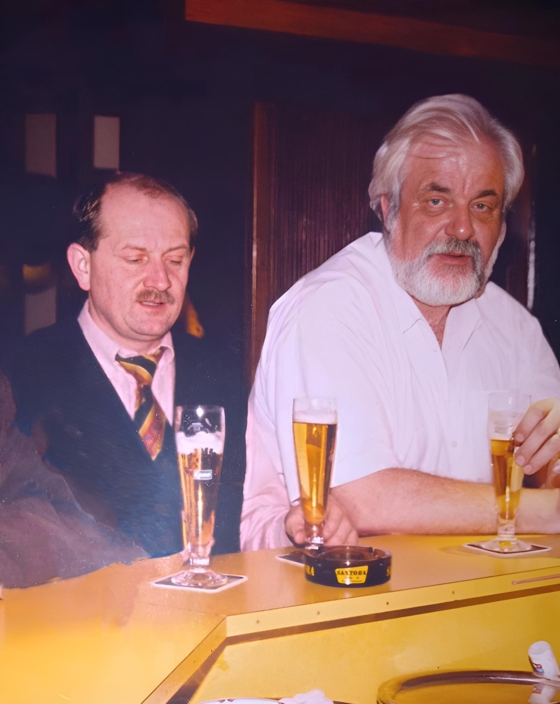 Gustav Gamauf und Gabor Szalay - Mieter und Vermieter des Stadt-Cafes (Wienerstraße 3)
