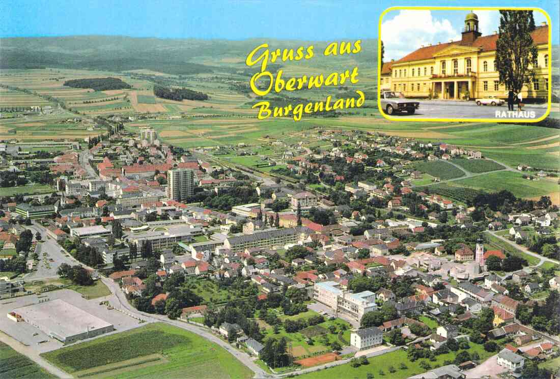 Ansichtkarte: "Gruß aus Oberwart"