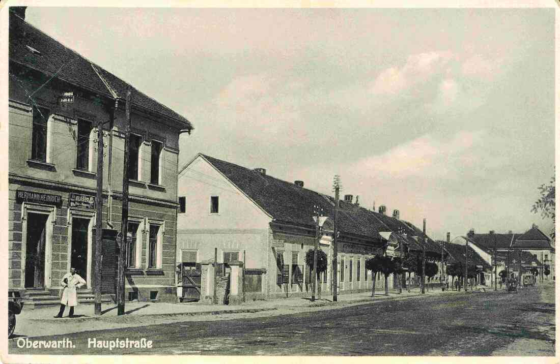 Ansichtskarte: Oberwart Hauptstraße