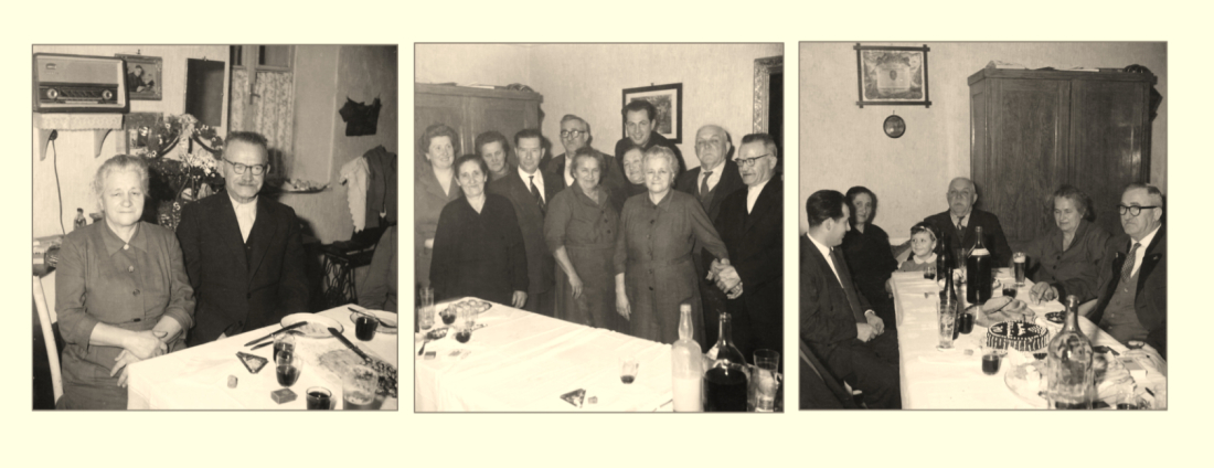 Familienfeier anlässlich des 70. Geburtstags von Georg Miertl (Am Telek 2, *1892/+1976) - Langer/Hanusch/Grabmayer