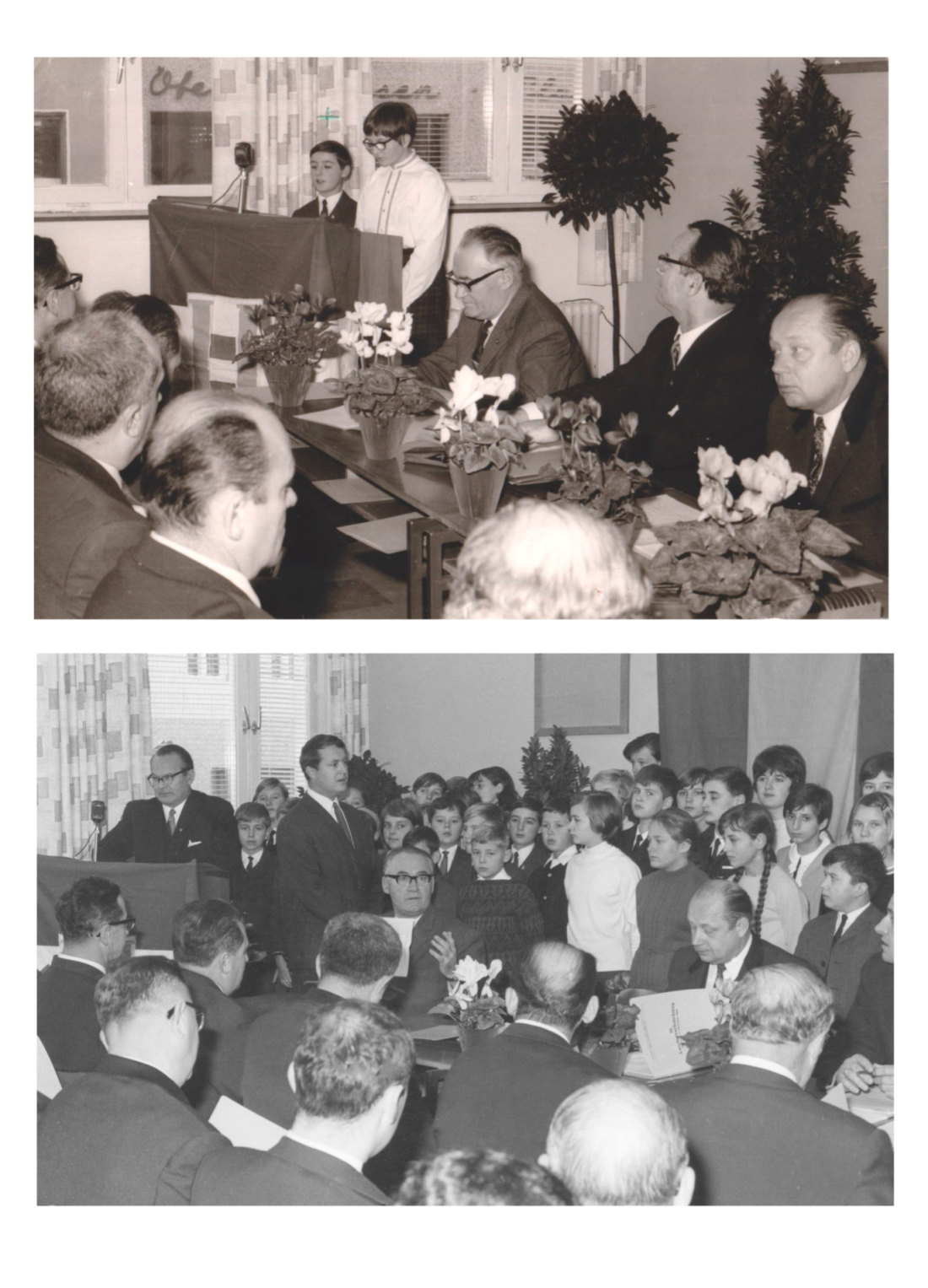 Mitwirkung des Hauptschulchors bei einer Festveranstaltung im WIFI Oberwart - Vörösmarty/Wölfel