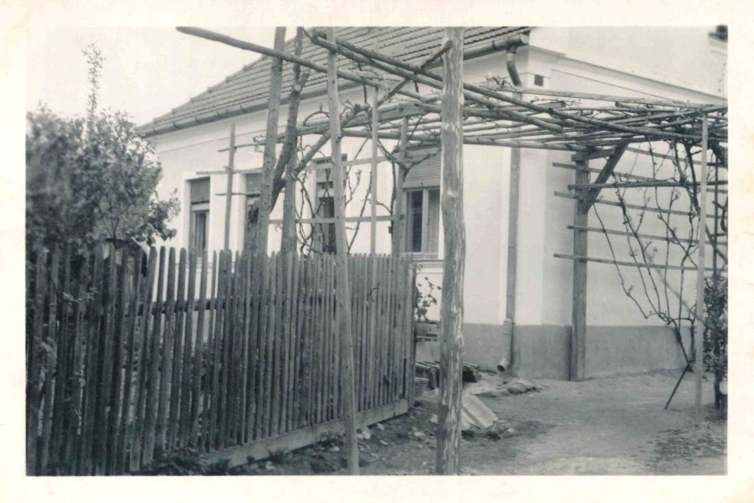 Blick von der Straße aus auf das Haus Böcskör (OW 29/Steinamangerrstraße 121) gegen Norden