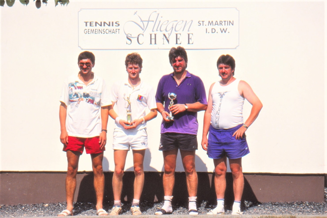 St. Martin: Tennisverein - Int. Vereinsmeisterschaft (Halper/Garber/Seper/Mirtl)