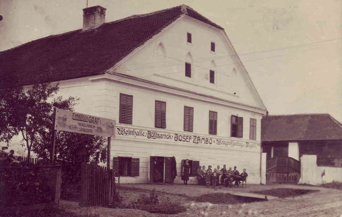 "Schwabhaus" - ehemals Weinhalle und Weingroßhandlung sowie Ziegelei Josef Zambo (Steinamangererstraße 75)