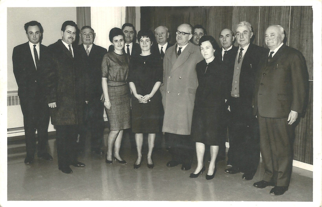 BM Fritz Bock besucht die Volksbank - Supper/Graf/Geschrey/Lang/Wiesler/Loos/Luif/Seper/Vörös/Gaal/Grabenhofer/Vörös