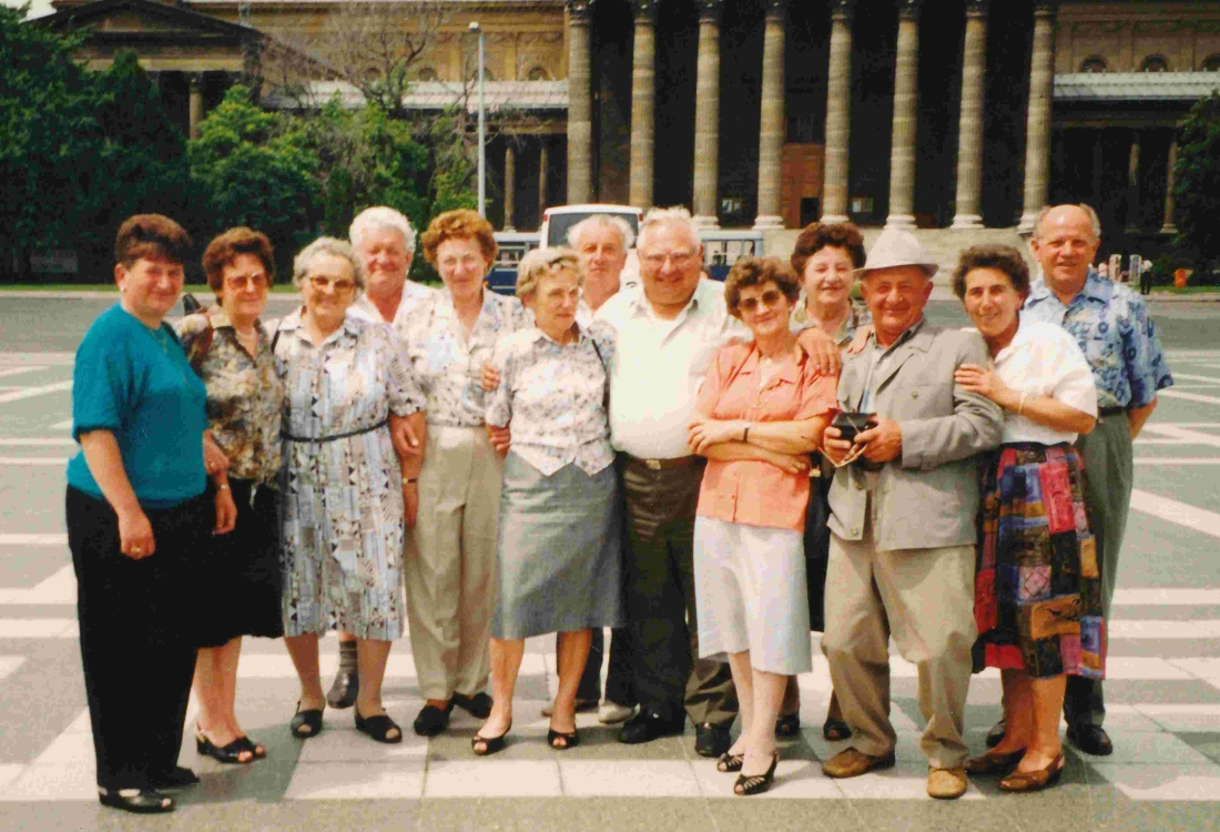 Ausflugsfahrt einer Oberwarter Gruppe nach Ungarn - Tölly/Benkö/Osvald/Muth/Hegedüs/Benedek/Pausz/Jezerniczky