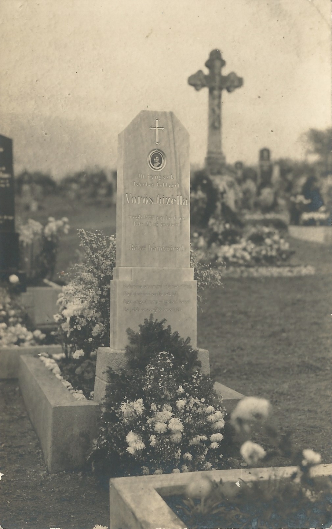 Grabstelle von Gisella Vörös (*1909/+1930)