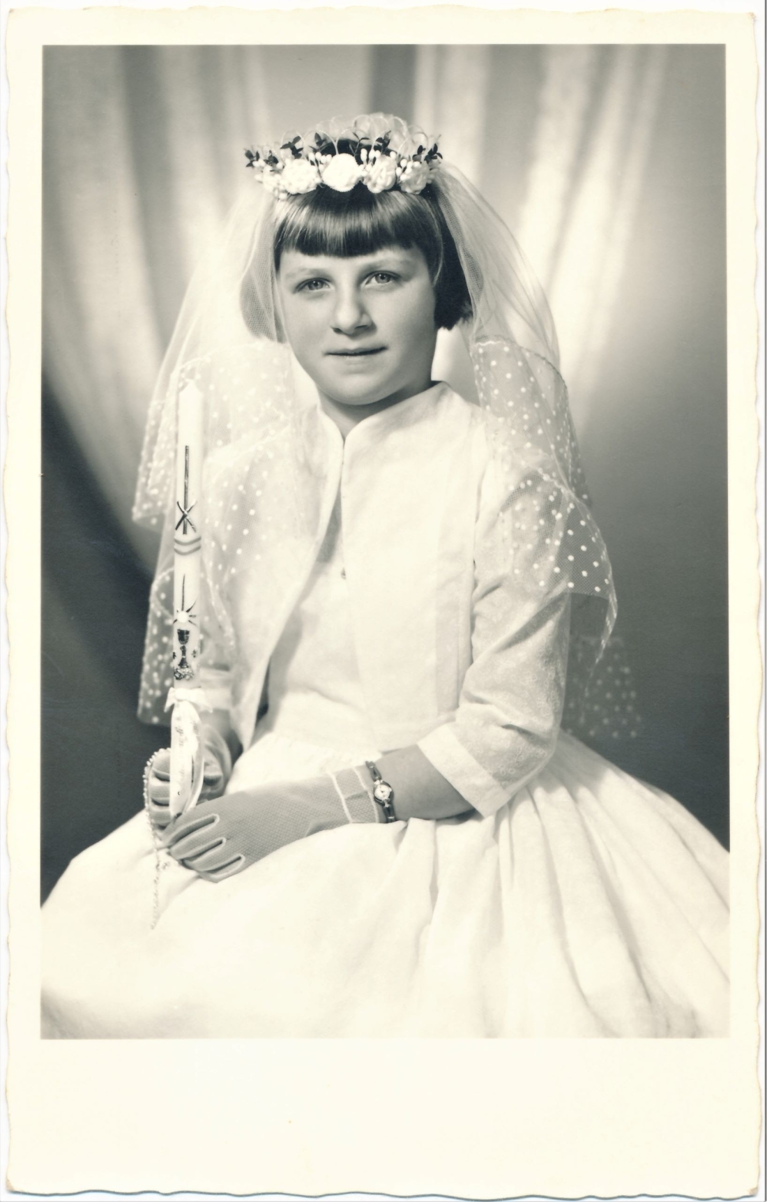 Erstkommunion Mariane Simon (*1951) - Reichlgasse 16