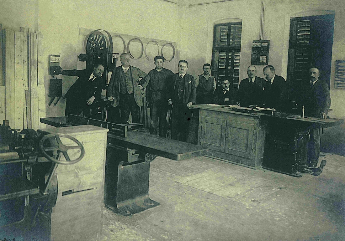 Eröffnung der Tischlerei Johann Pfeiler - OW 209 / Johann Straußgasse 10