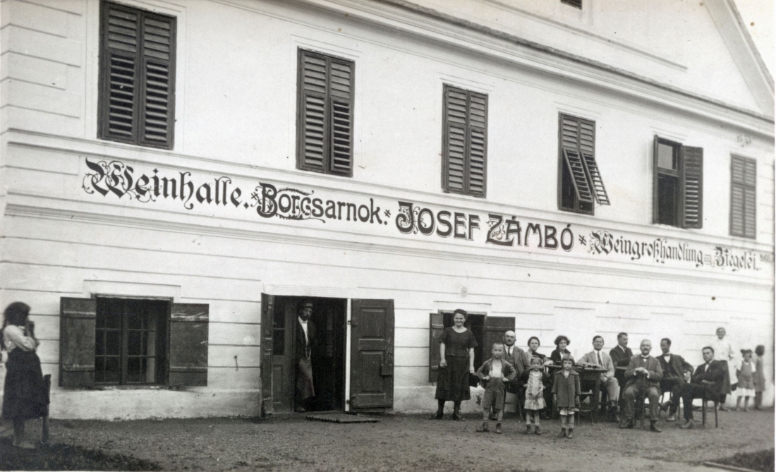 "Schwabhaus" - ehemals Weinhalle und Weingroßhandlung sowie Ziegelei Josef Zambo (OW 66 / Steinamangererstraße 75)