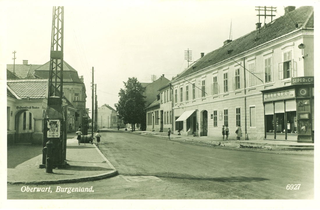 Ansichtskarte: Wienerstraße in Richtung NW