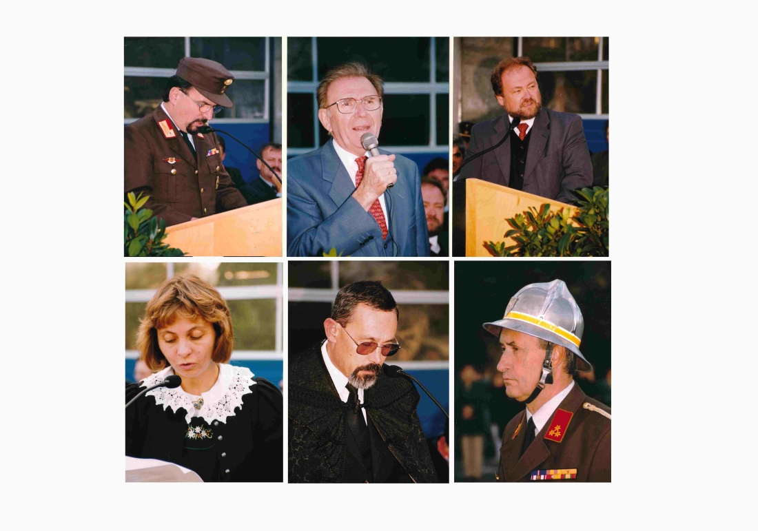 Feuerwehr: Fahrzeugweihe 2000 - TLFA 4000 und KAT-LKW (Imre/Racz/Pongracz/Guthy/Gartner)