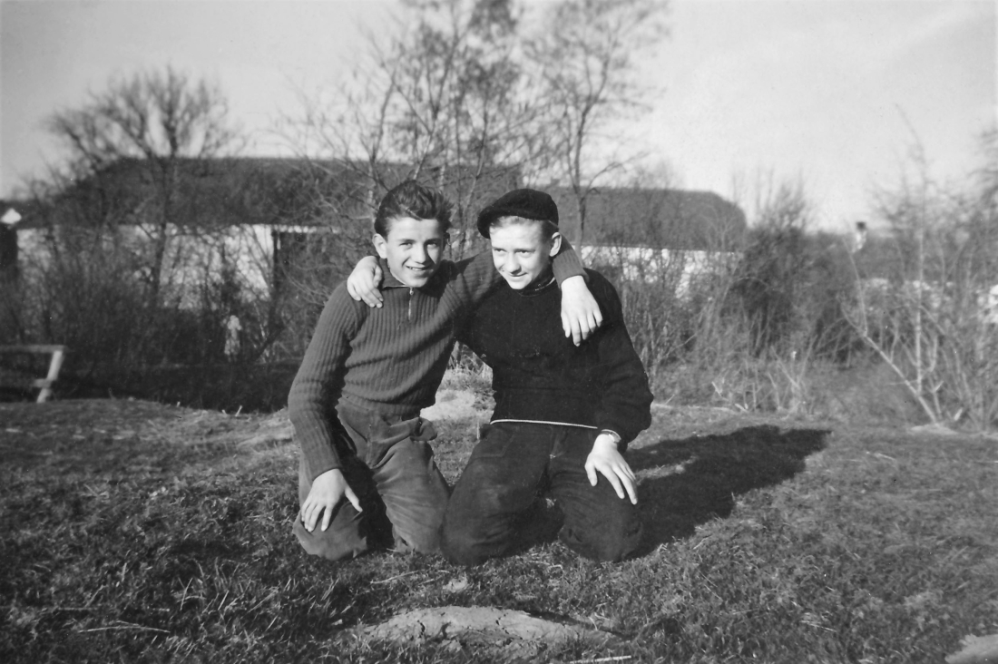 Jugendfreunde: Stefan (Pisti) Ritter und Friedrich (Fritz) Samer
