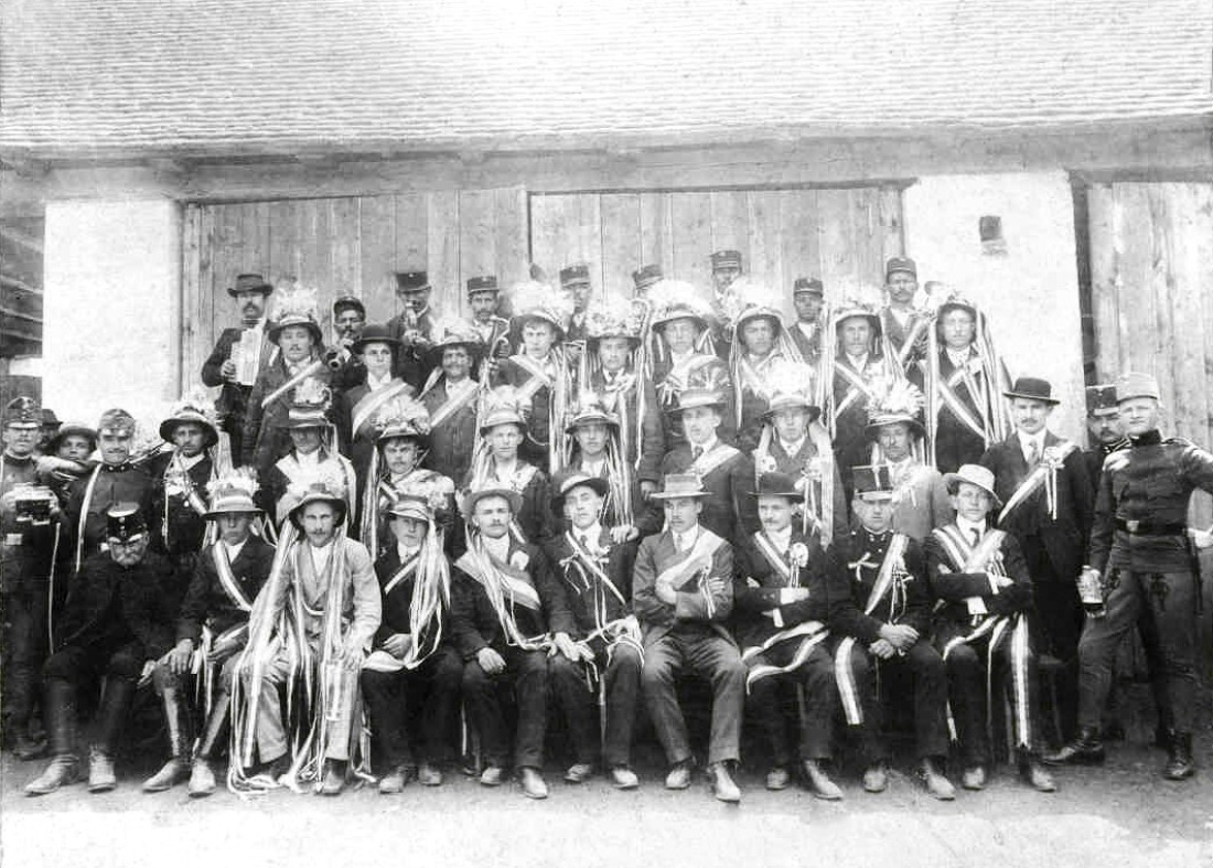 Musterung im Jahr 1913