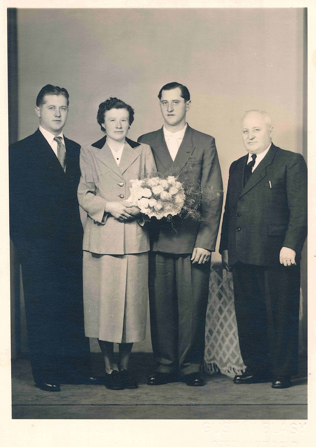 Hochzeit Maria Szelinger (*1931/+2024) und Ludwig Fülöp (*1930/+1984)