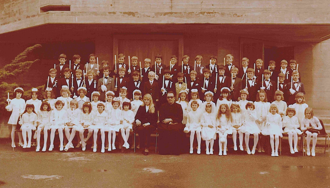 Röm. kath. Pfarre: Erstkommunion 1978 - Steszgal/Triber