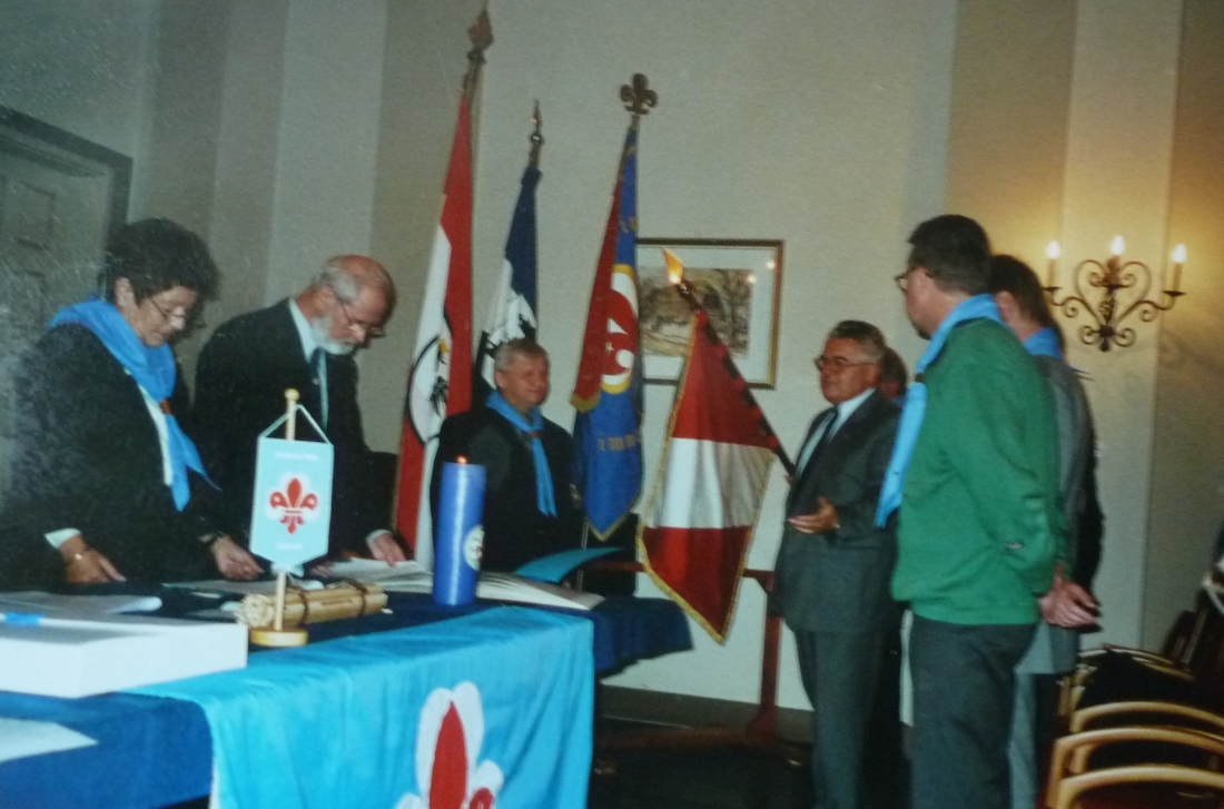 Gründungsfeier der Pfadfindergilde Oberwart im Rathaussaal