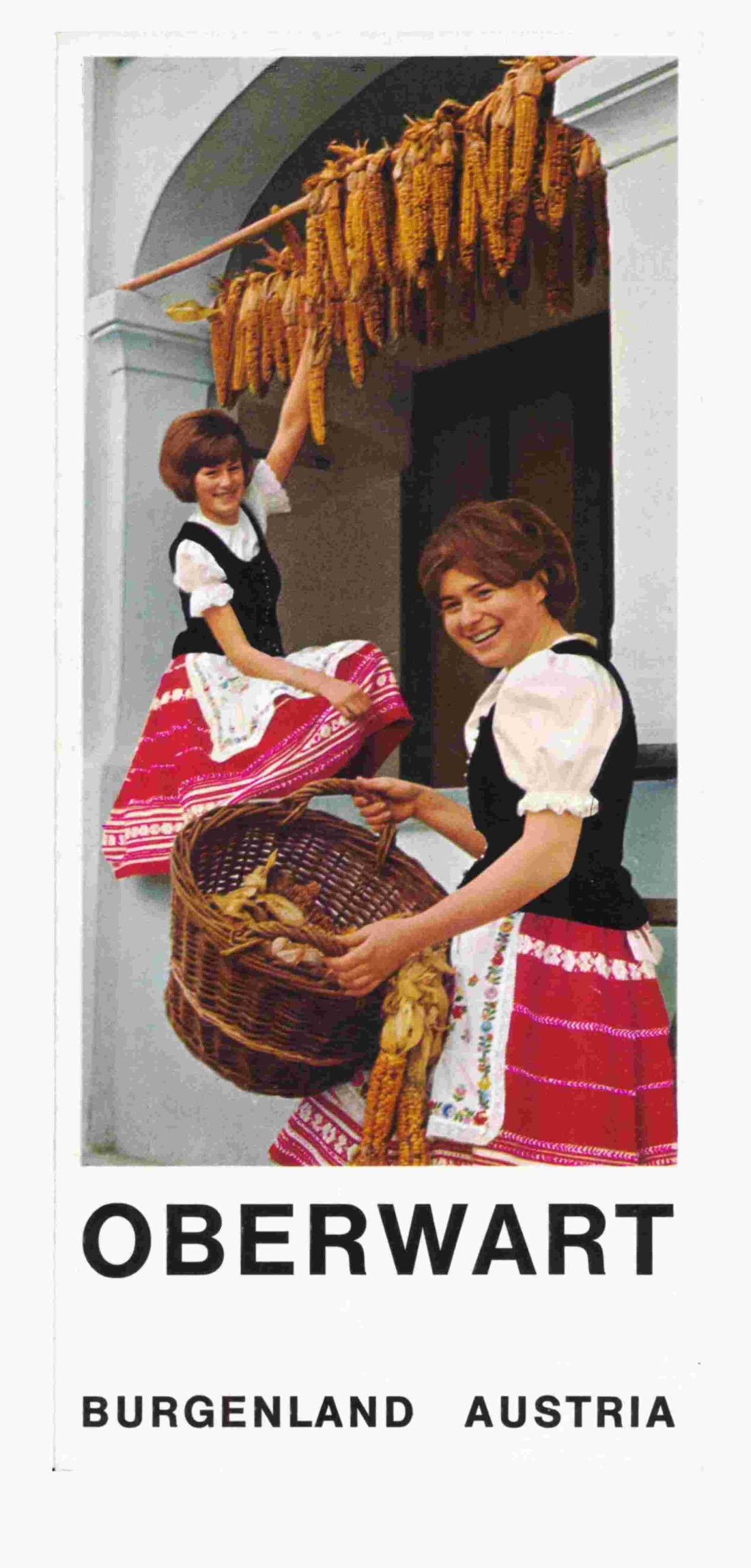 Flyer (Prospekt) der Stadtgemeinde Oberwart aus dem Jahr 1965 - (Herrklotz/Imre/Szabo/Faigl)