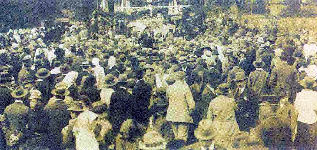 27. Mai 1923: 25 Jahre Oberwarter Männergesangverein (MGV) "Sängerfest und Fahnenweihe"