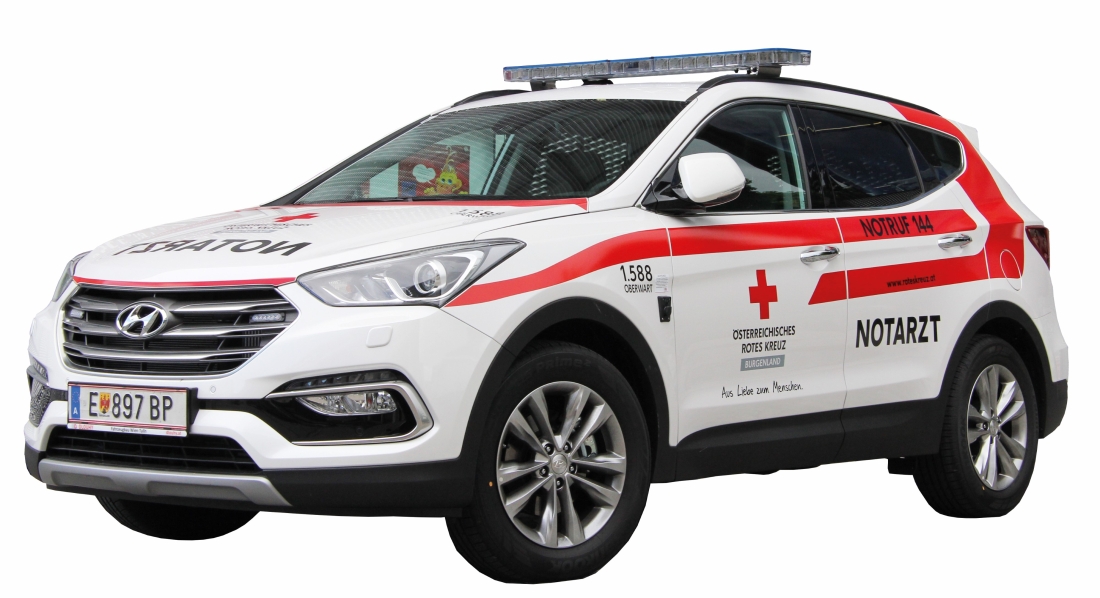 Rotes Kreuz: Notarzteinsatzfahrzeug Oberwart, 2016