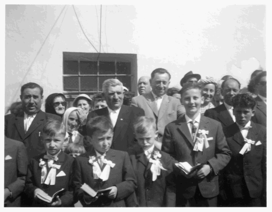 Röm. kath. Pfarrgemeinde: Hl. Erstkommunion 1960 - Raba/Seper/Wagner/Drobits/Horvath/Dampf/Karoly/Kefeder