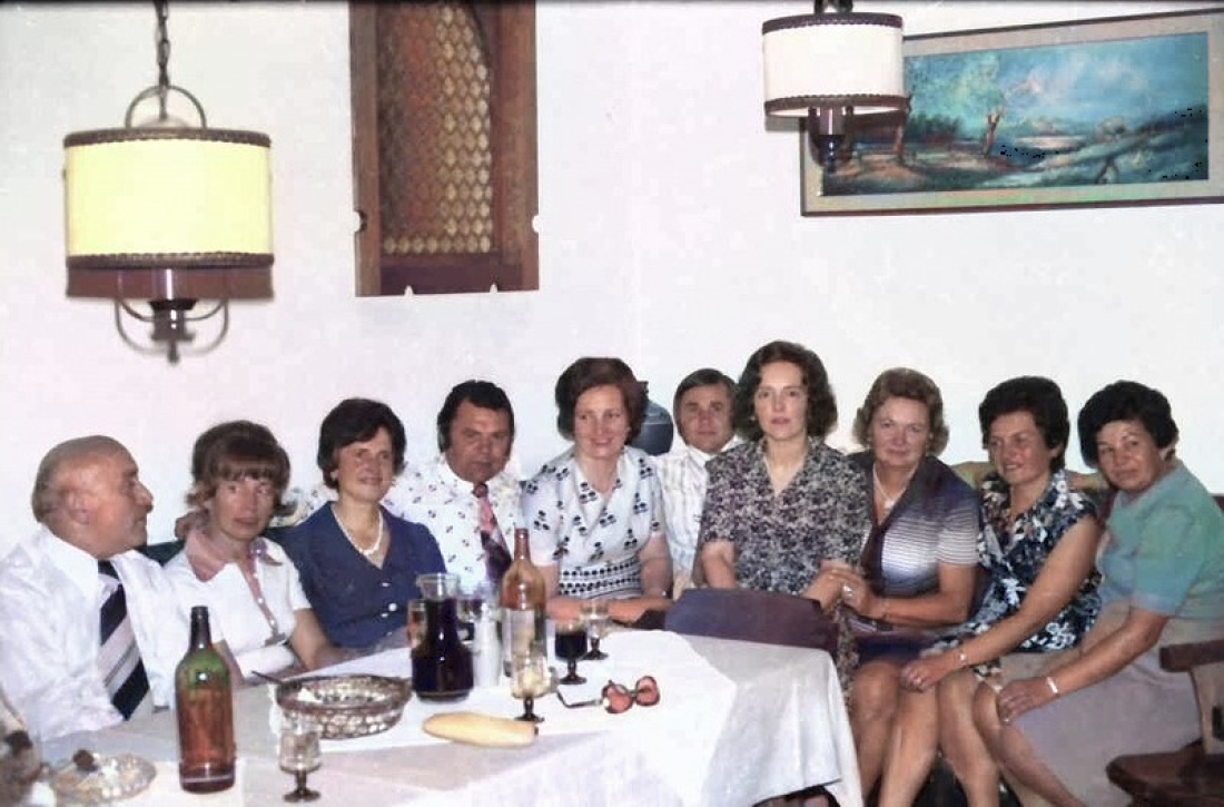 25-jähriges Hauptschul-Abschluss-Treffen im September 1975 - Beza/Knar/Langer/Janisch/Eigenbauer/Bundschuh/Fülöp/Oswald/Buczko