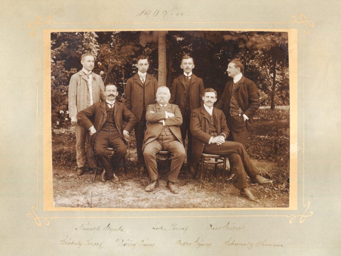 Lehrer der konfessionellen Schulen - Nemeth/Luka/Kiss/Szekely/Doczy/Czetter/Schwartz