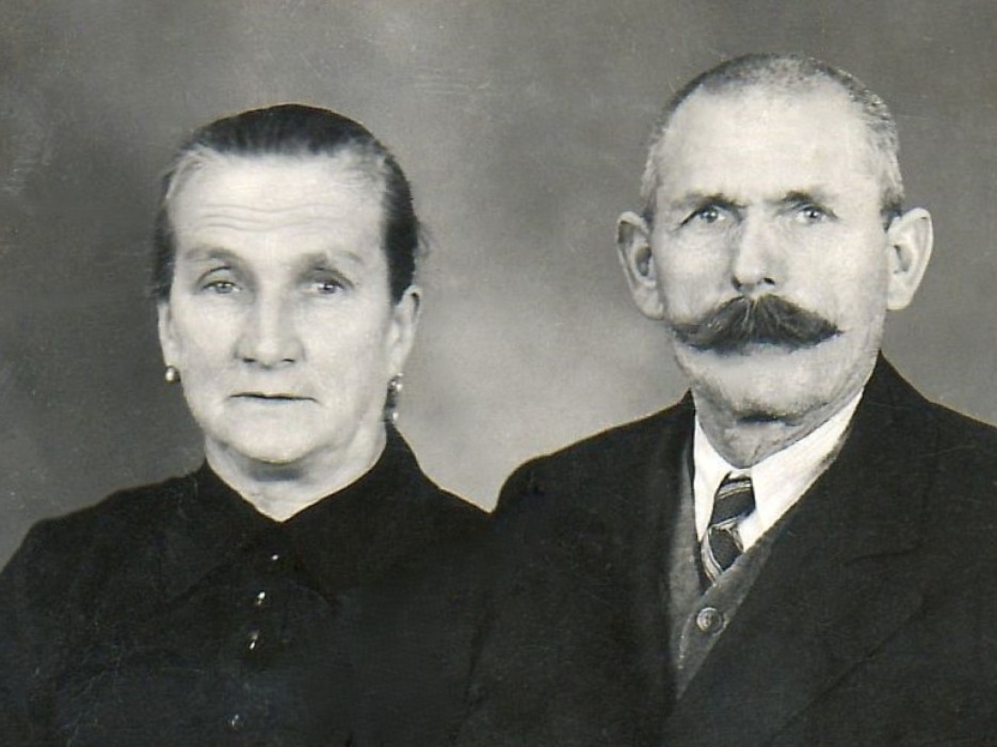 Portrait: Amanda Kiss (*1876/+1943) und Stefan Kiss (*1875/+1953)