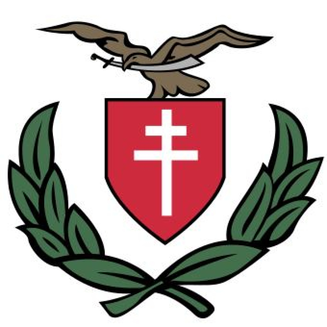 "Freischärlerstaat" Leithabanat (Lajtabánság ung. oder Leitha-Banschaft): Das Wappen