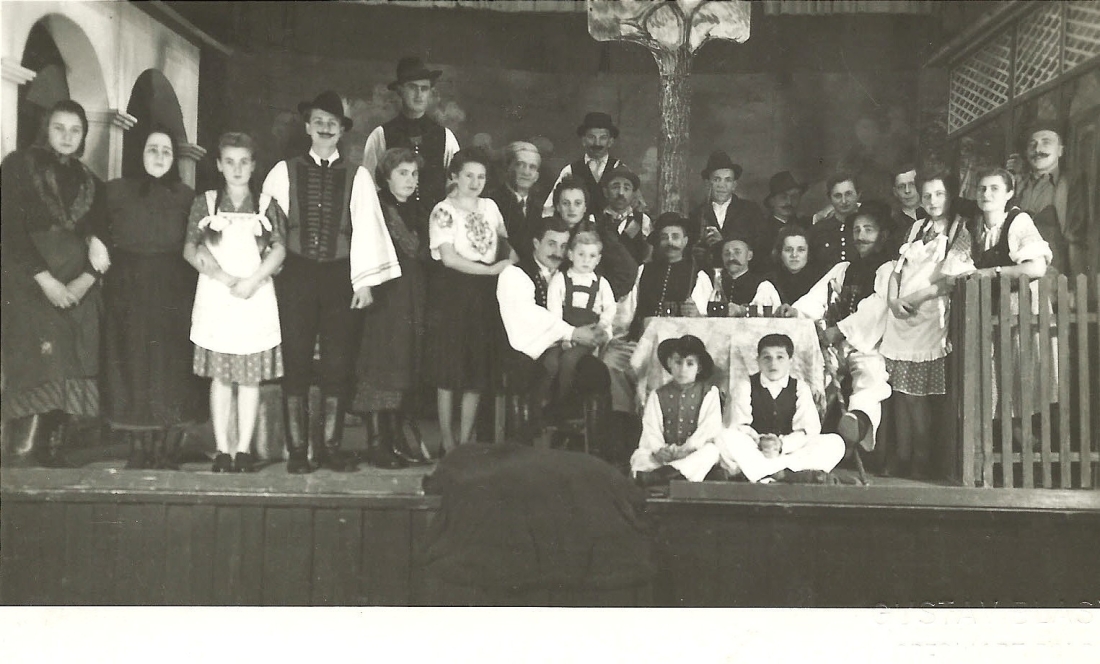 Theateraufführung des reformierten Lesevereins im Genossenschaftssaal: "A Bor" am 15. + 16. Jänner 1949