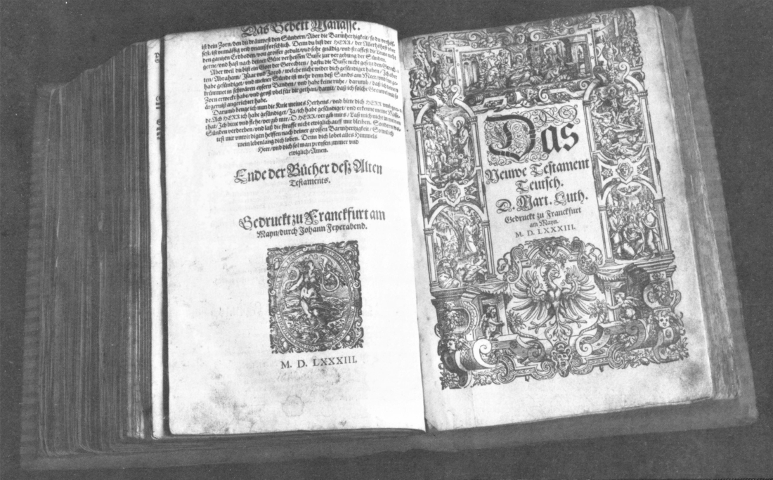 Evang. Pfarrgemeinde AB: Lutherbibel aus dem jahre 1583
