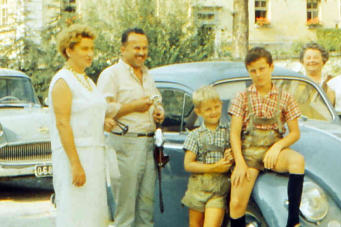 Familie Rudolf und Gertraud Schober mit den beiden Söhnen